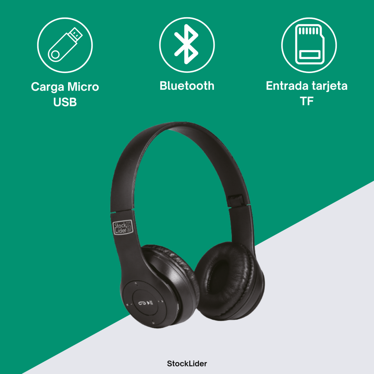 Auriculares Plegables con Diadema